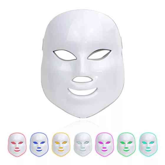 Светодиодная LED-маска для лица 7 цветов Taraz