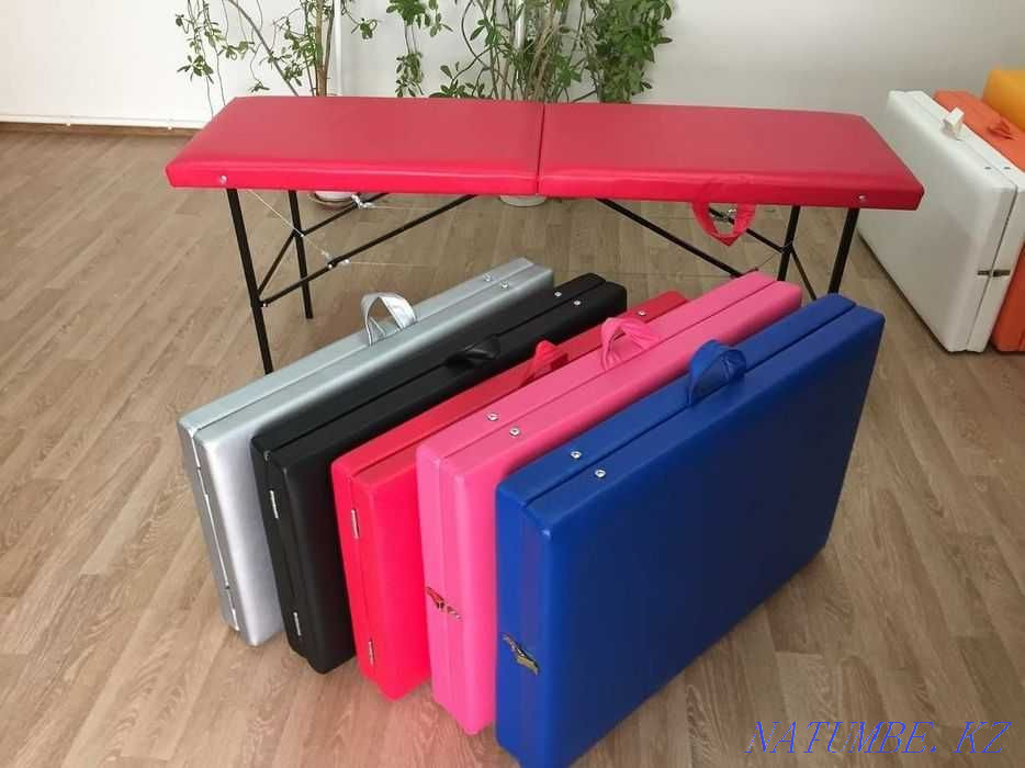 КУШЕТКИ для наращивания, шугаринга и массажные столы Шымкент - изображение 1