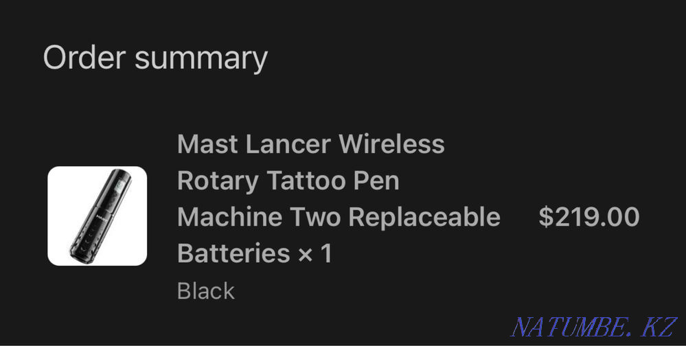 тату машинка (mast lancer wireless rotary tattoo pen machine) Алматы - изображение 4