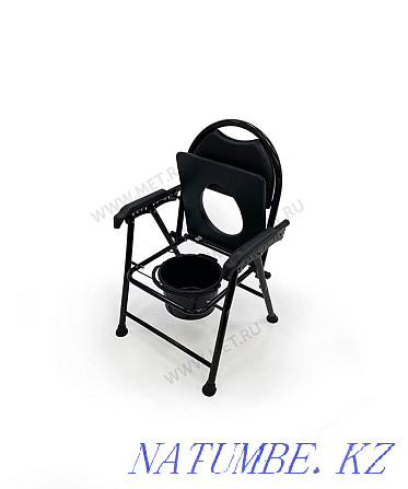 Кресло туалет цвет черный им. Жанкожа батыра - изображение 2