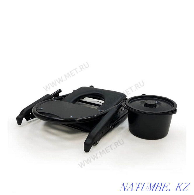 Toilet chair color black им. Жанкожа батыра - photo 3