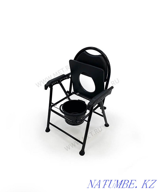 Toilet chair color black им. Жанкожа батыра - photo 2
