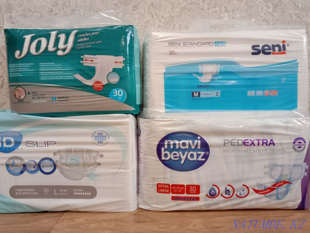 Подгузники(памперсы) для взрослых М, L . Астана - изображение 5