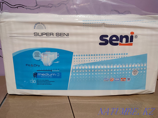 Pampers Super Seni sizes 2 and 3 Almaty - photo 1