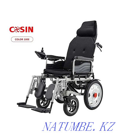 Wheelchairs for the disabled 180E , with electric drive 24v 500w. Almaty - photo 3