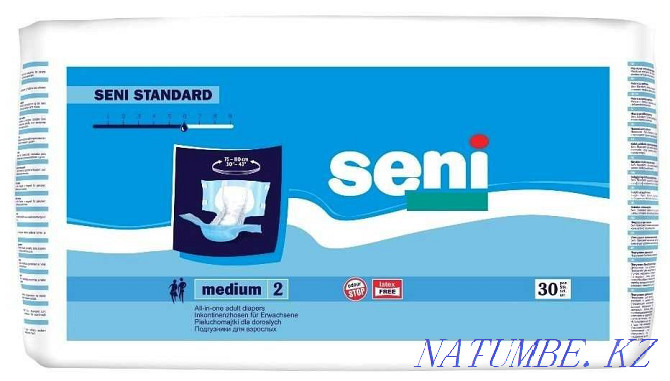 Adult diapers Seni Standard Air Medium (2) 30 pcs Almaty - photo 1