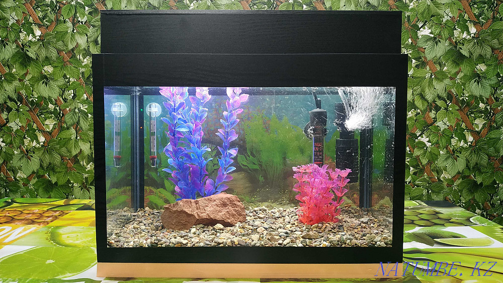 NEW Aquariums 24 48 69 l with fish and empty with lid and light Almaty - photo 3