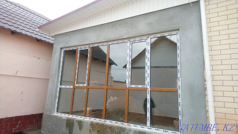 Пластикалық терезелер, витраждар, жылы сериялар, қасбеттер Шымкент - изображение 4