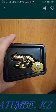 Symbol of the year tiger in gold Astana - photo 2