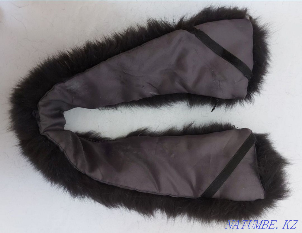 Воротник из натурального меха песца. Костанай - изображение 2