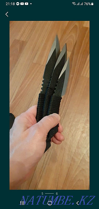 Selling brand new throwing knives. Муткенова - photo 2