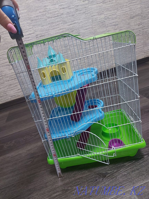 Продам 3 этажный замок для грызунов, клетку для хомяка Петропавловск - изображение 3