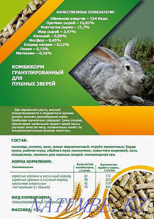 Compound feed for birds and animals Kostanay - photo 3