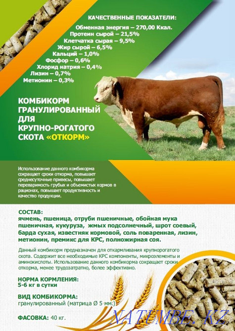 Compound feed for birds and animals Kostanay - photo 4