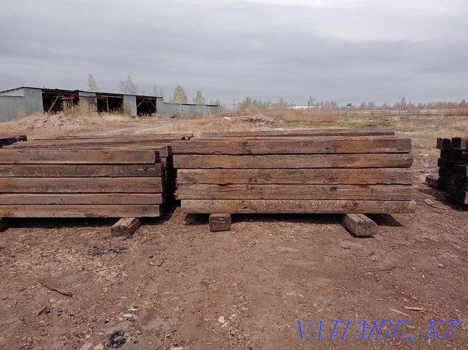 Продам шпалы 170 штук строительные Петропавловск - изображение 1