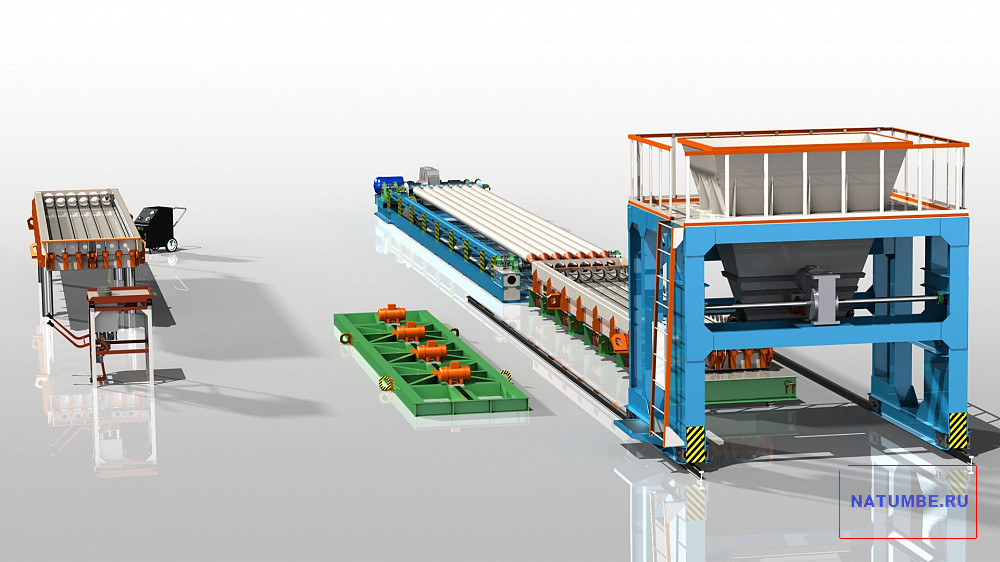 PC hollow core slab production line Irkutsk - photo 2
