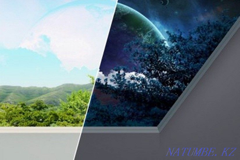 Орнатумен және орнатусыз созылған төбелер  Қарағанды - изображение 3