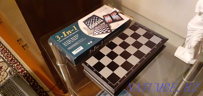 I will sell new chess, backgammon and checkers 3 in 1 - Russia. Good quality Pavlodar - photo 7