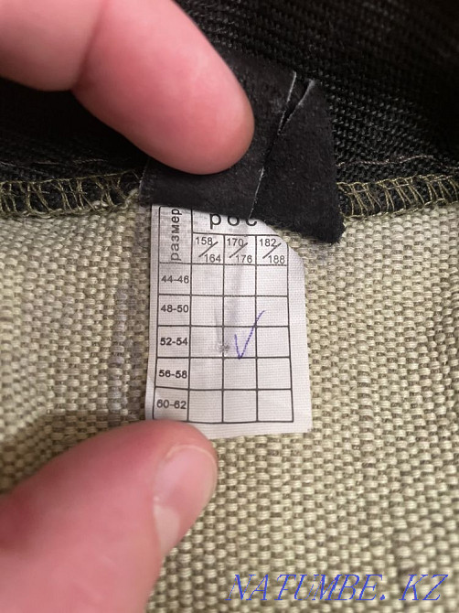 Черепаха куртка сварщика брезент размер 52 б/у Уральск - изображение 2