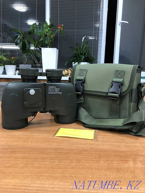 Компас және таңбалары бар BPC 10x50 дүрбі. Дүрбі.  Алматы - изображение 1