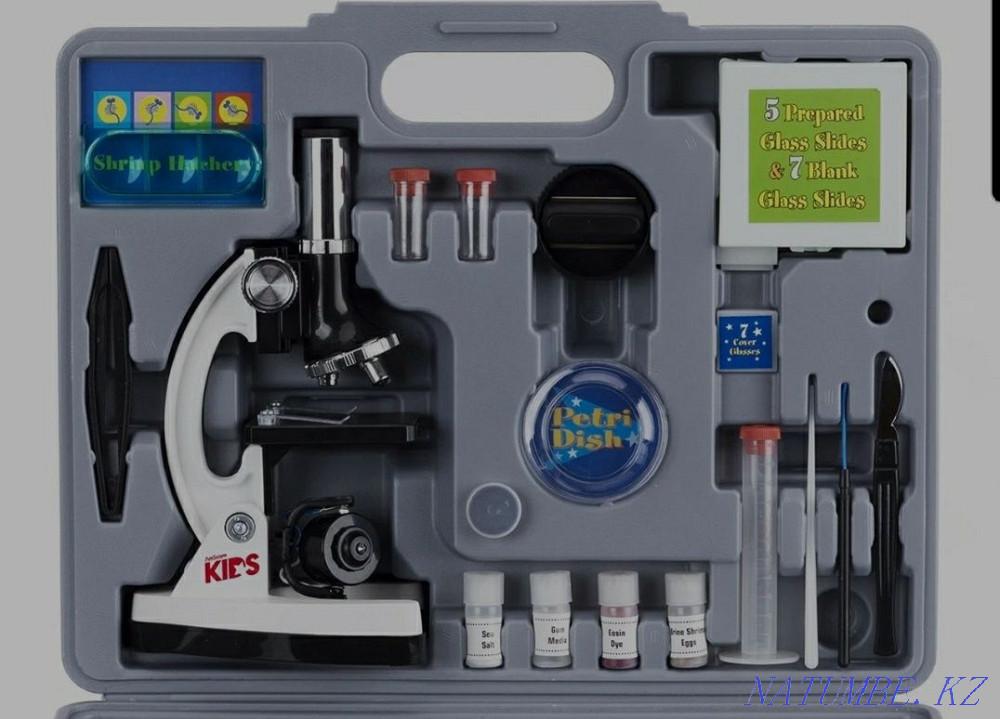 Микроскоп 28 дана 300х-900х-1200х. Алматы көтерме және бөлшек сауда  Алматы - изображение 1