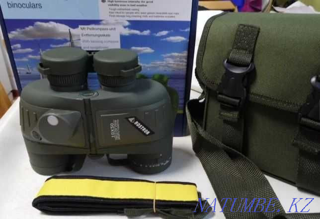 Nato binoculars with compass, rangefinder, waterproof. 10x50 Astana - photo 2