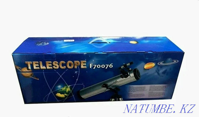 Телескоп астрономический 350х. Телескоп F70076. Новый телескоп. Алматы - изображение 4
