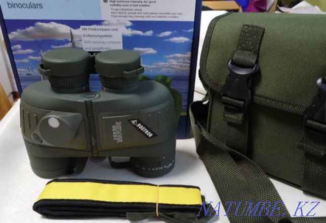 Binoculars Nato 10x50 with compass.KASPI RED/Installments Shymkent - photo 2