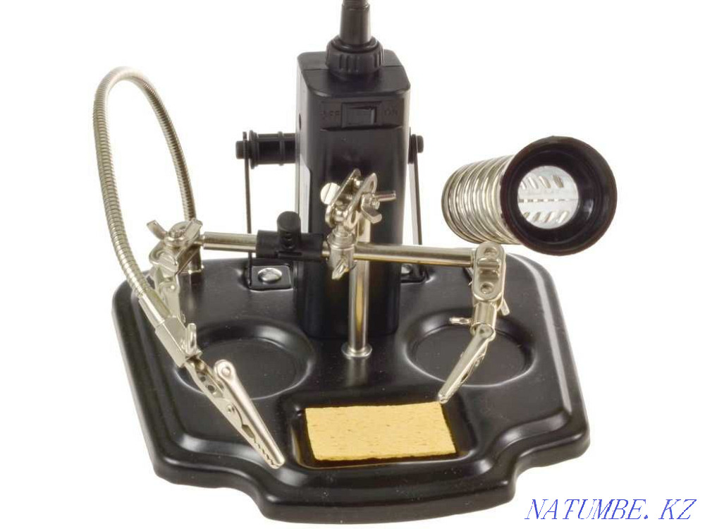 Tabletop bifocal magnifier 2.5x/4x-85mm third hand TE-802 Almaty - photo 2