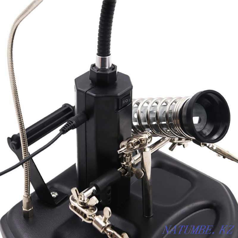 Tabletop bifocal magnifier 2.5x/4x-85mm third hand TE-802 Almaty - photo 6