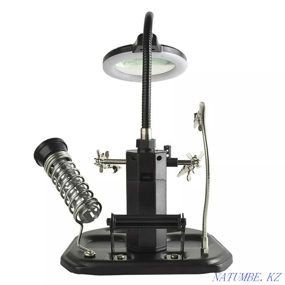 Tabletop bifocal magnifier 2.5x/4x-85mm third hand TE-802 Almaty - photo 4