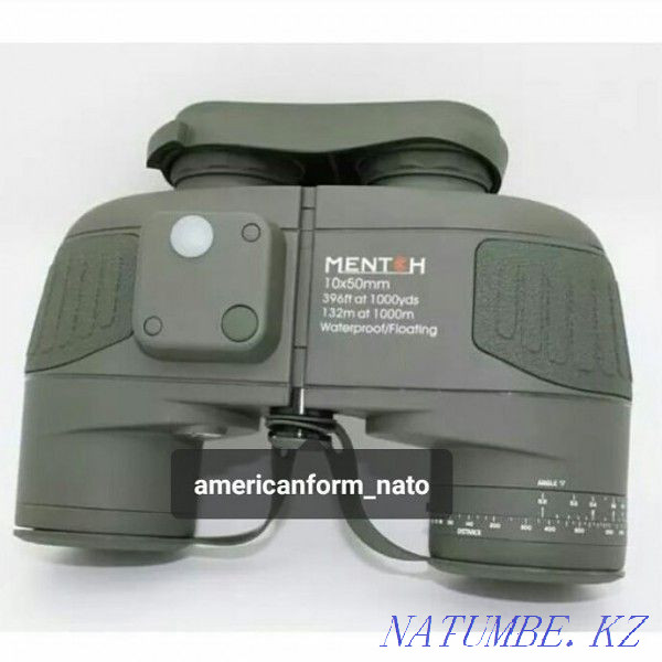 Binoculars Nato 10x50 with compass and rangefinder reticle. Almaty - photo 3