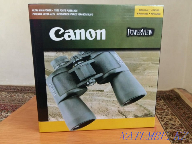Мощный бинокль Canon 20*50 новые в упаковке Алматы - изображение 2