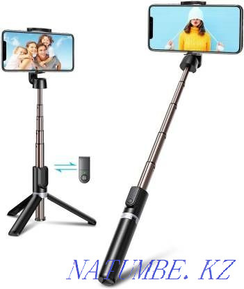 Tripod + monopod with remote control for smartphone, Selfie Stick R1 Almaty - photo 4