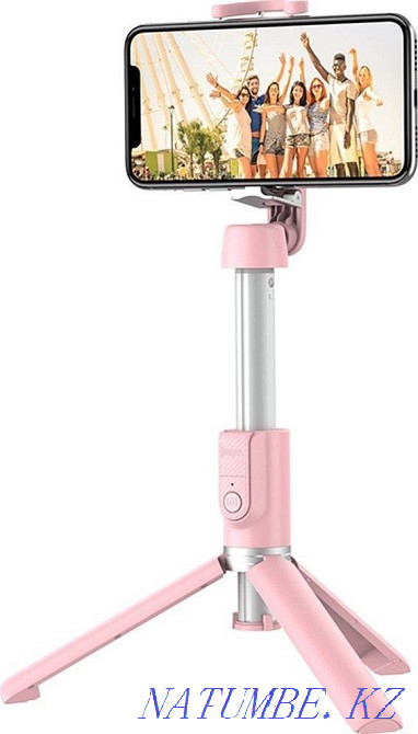 Штатив + монопод с пультом для смартфона, Selfie Stick R1 Алматы - изображение 5