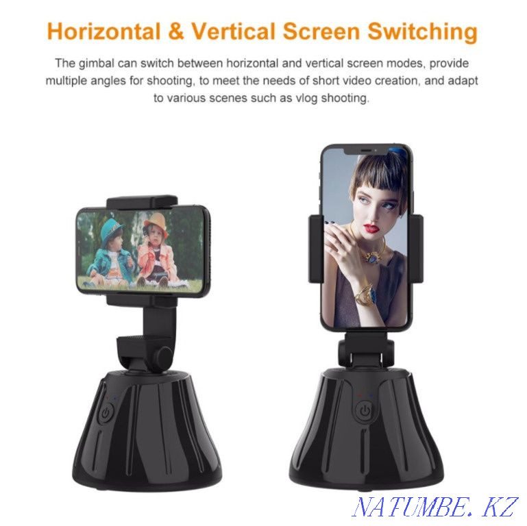 Қозғалыс сенсоры бар ақылды айналмалы телефон тірегі  Алматы - изображение 8