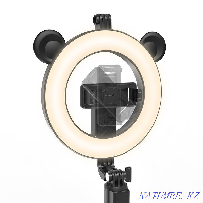 Сақина шамы бар селфи таяқшасы + BY6 Perfe телефонына арналған штатив  Алматы - изображение 2