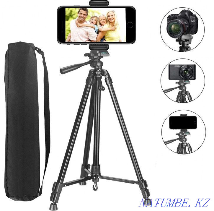 Өте жақсы жағдайда. Телефон мен камераға арналған штатив  Астана - изображение 5