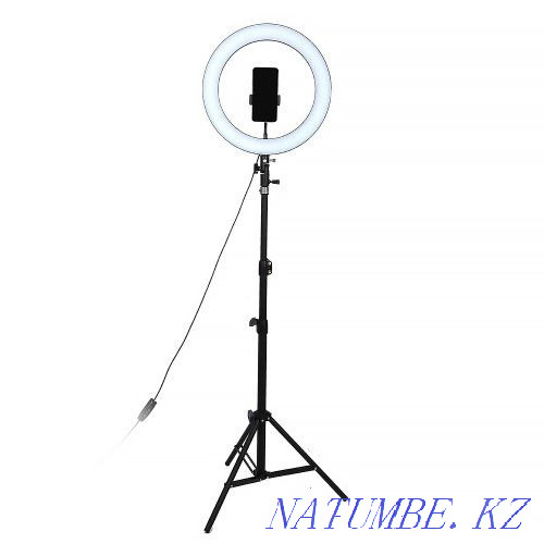 Ring lamp Dimmable lamp LED 36cm with tripod Ust-Kamenogorsk - photo 1