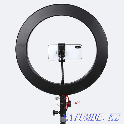 Ring lamp Dimmable lamp LED 36cm with tripod Ust-Kamenogorsk - photo 5