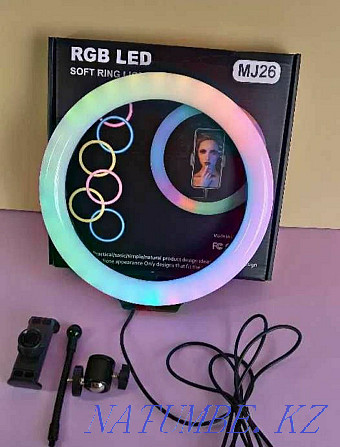 New RGB LED lamp 26cm with tripod Atyrau - photo 2