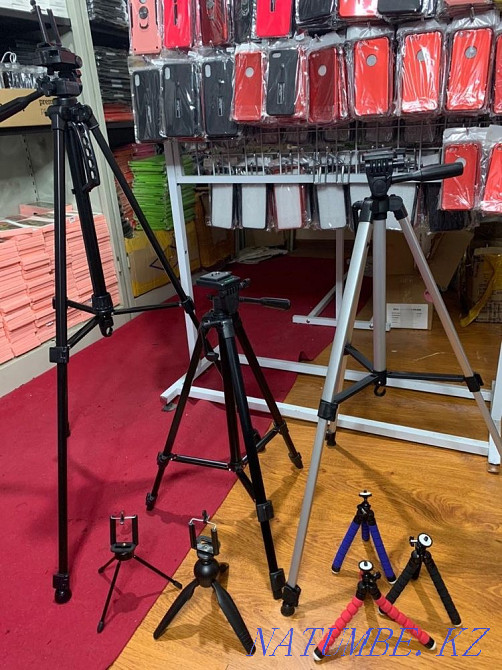 Штатив тринога тренога держатель на стол для телефона Алматы - изображение 4