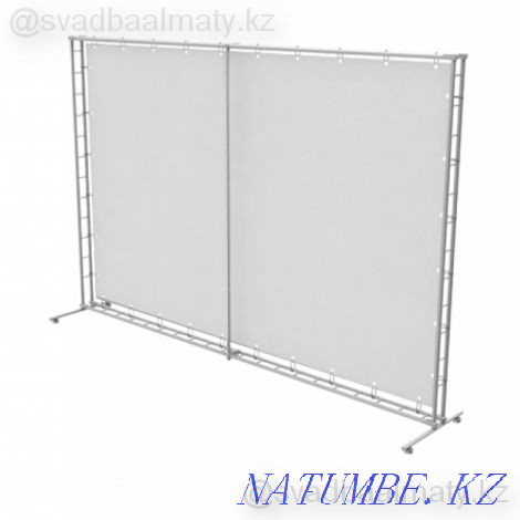 PRESS WALL, frame, STAND for BANNER, BENCH for photo zone, banner Almaty - photo 1