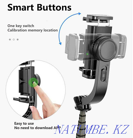 3in1 Gimbal L08 stabilizer for phone + monopod + tripod Almaty - photo 6