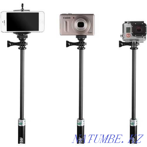 Телескопический монопод Revo Adjustable Selfie-Stick (ACP-1137) Павлодар - изображение 3