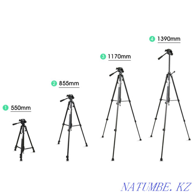 Штатив для телефона и камеры Candc 320 143 см Астана - изображение 3