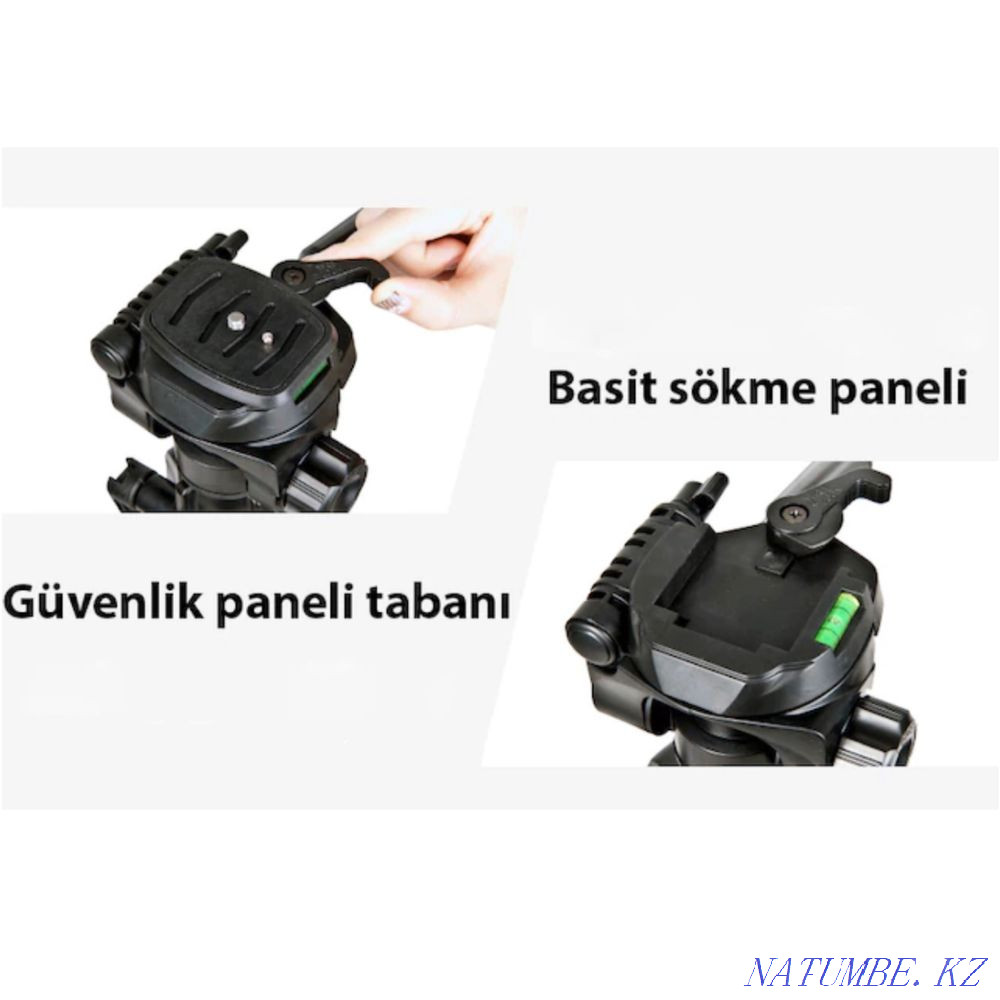 Телефон мен камераға арналған штатив Candc 320 143 см  Астана - изображение 7