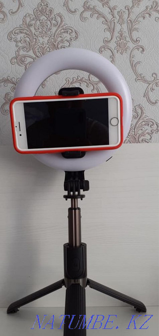Селфи палка колцевая лампа Астана - изображение 5