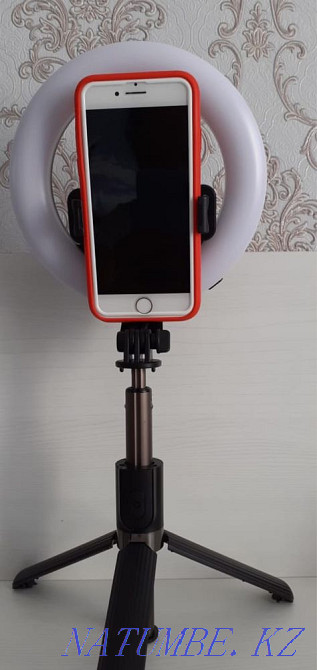 Селфи палка колцевая лампа Астана - изображение 4