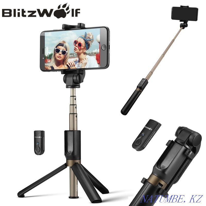 The best in its segment monopod / tripod (tripod) BlitzWolf Karagandy - photo 2